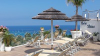 Sommarresa till Kalabrien och Sicilien. Porto Ulisse heter detta tjusiga hotell i Tropea som vi ska bo på 5 nätter.